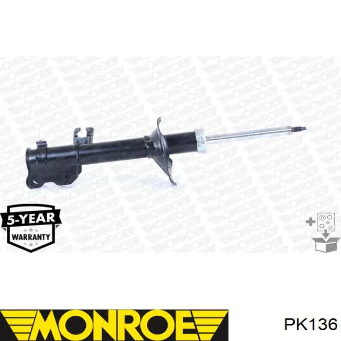 Tope de amortiguador delantero con guardapolvo PK136 Monroe