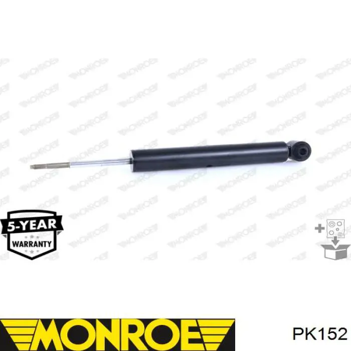 PK152 Monroe guardapolvo amortiguador trasero