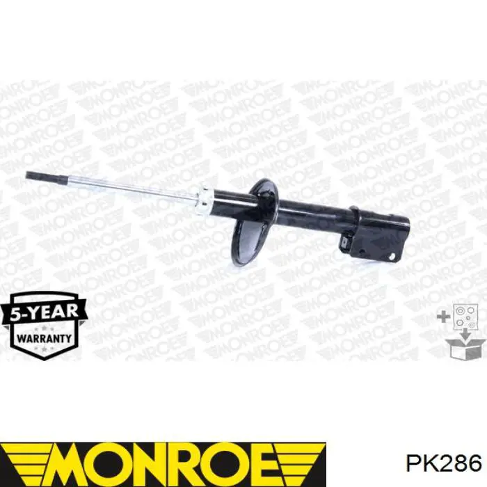Juego de guardapolvos, amortiguador delantero Monroe PK286