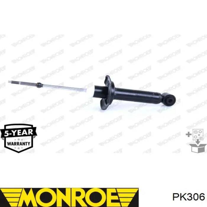 Topes de suspensión & guardapolvo amortiguador Monroe PK306