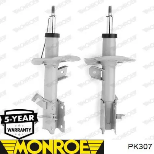 Comprar PK307 Monroe Tope de amortiguador delantero con guardapolvo