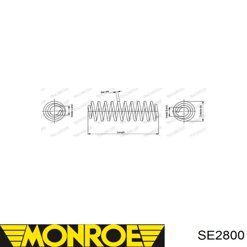 Comprar SE2800 Monroe Muelle delantero