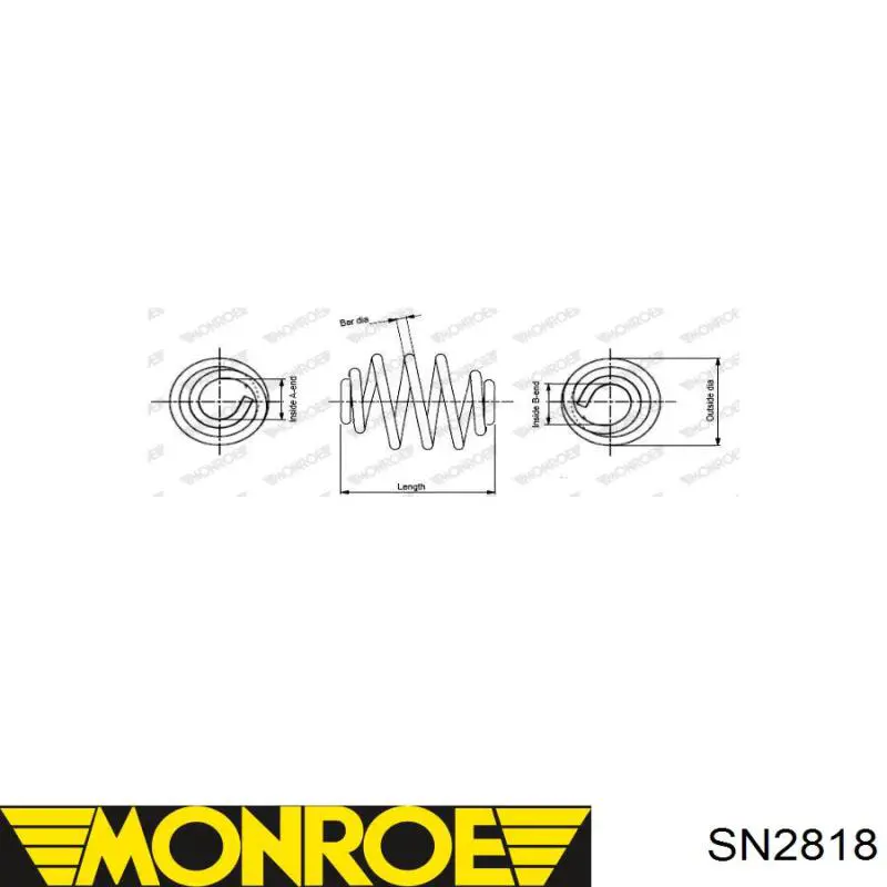 Muelle de suspensión trasero Raiso SR065TP precio, desde 33,86 EUR