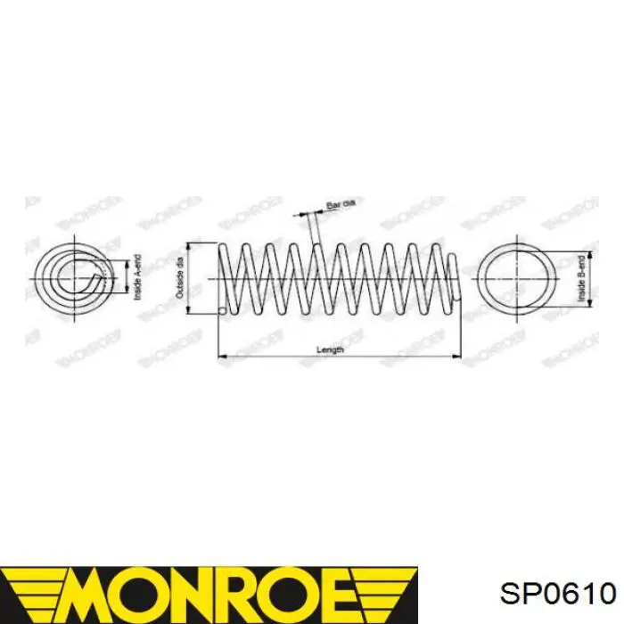 Muelle SP0610 Monroe