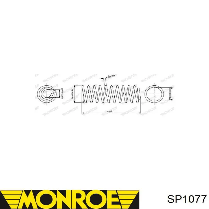 SP1077 Monroe Muelle trasero