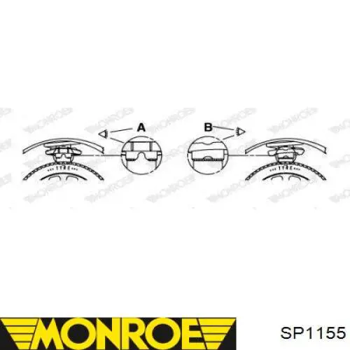 Comprar SP1155 Monroe Muelle delantero
