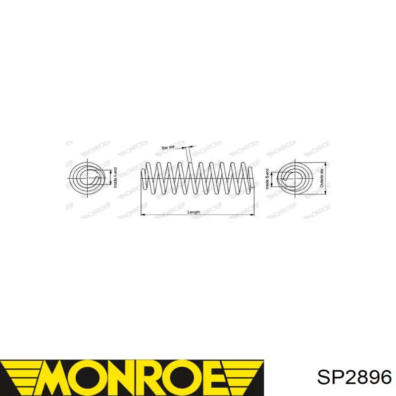 SP2896 Monroe Muelle delantero