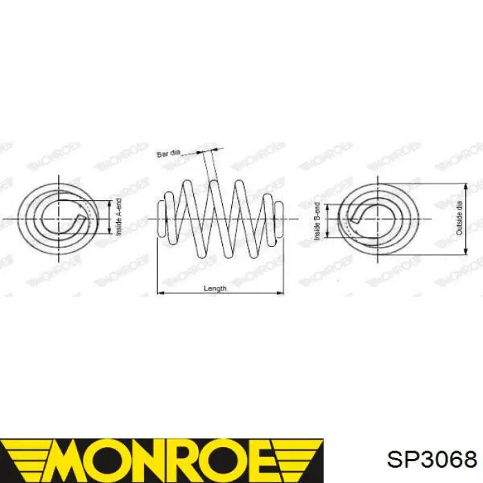 Comprar 4823152170 Toyota Muelle de eje trasero