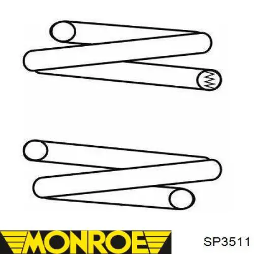 Muelle delantero Monroe SP3511 precio, desde 21,39 EUR
