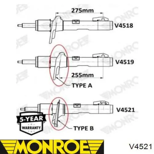 Comprar 2175296 Ford Amortiguador