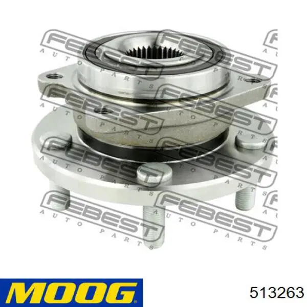 513263 Moog cubo de rueda delantero