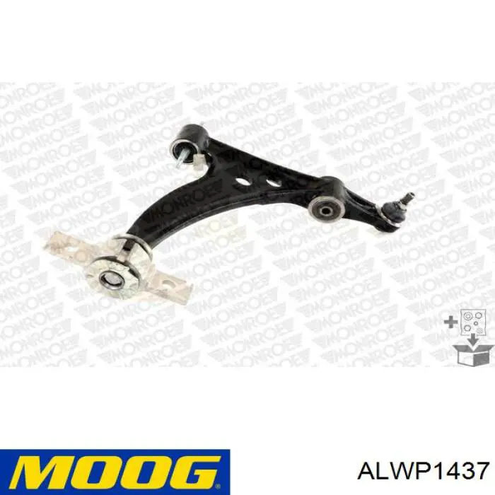 ALWP1437 Moog barra oscilante, suspensión de ruedas delantera, inferior izquierda