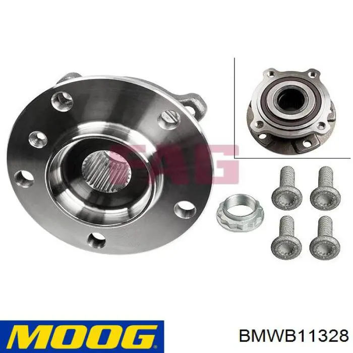 Buje de rueda Moog BMWB11328