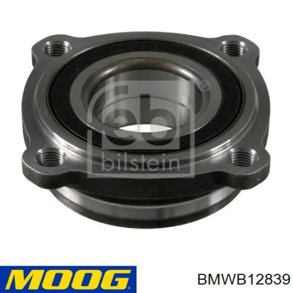 BMWB12839 Moog cojinete de rueda trasero