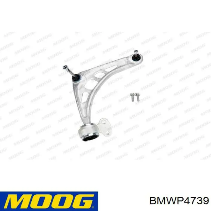 BMWP4739 Moog barra oscilante, suspensión de ruedas delantera, inferior derecha