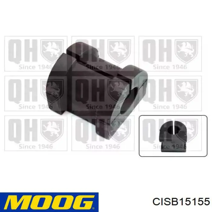 Soporte, estabilizador eje trasero Moog CISB15155