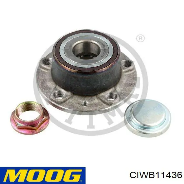 CIWB11436 Moog cubo de rueda trasero