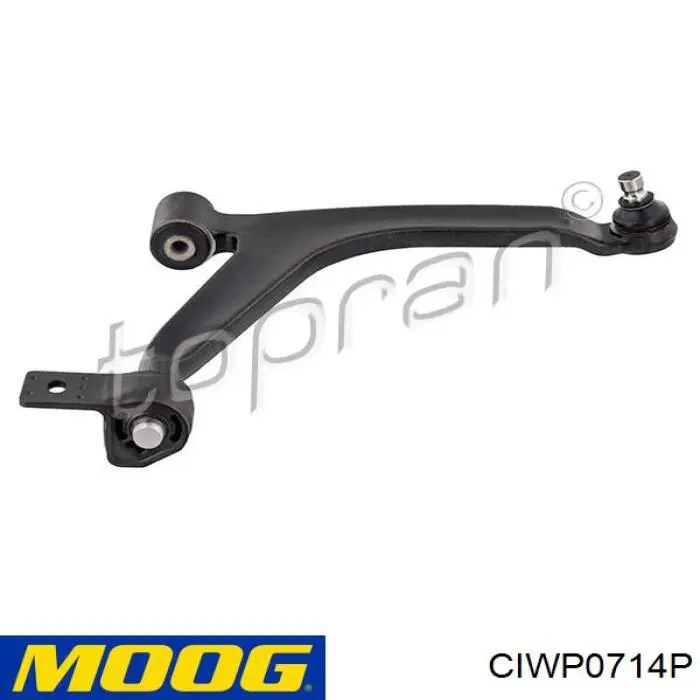 Brazo inferior derecho de la suspensión delantera 750419 Cautex