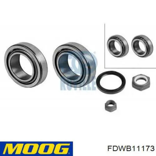 Cojinete de rueda delantero Moog FDWB11173 precio, desde 22,45 EUR