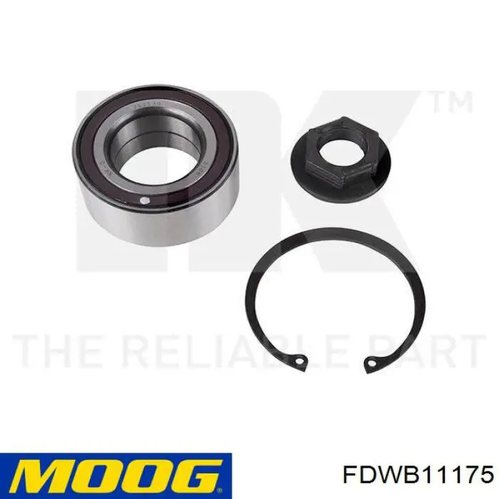 Comprar FDWB11175 Moog Cojinete de rueda delantero