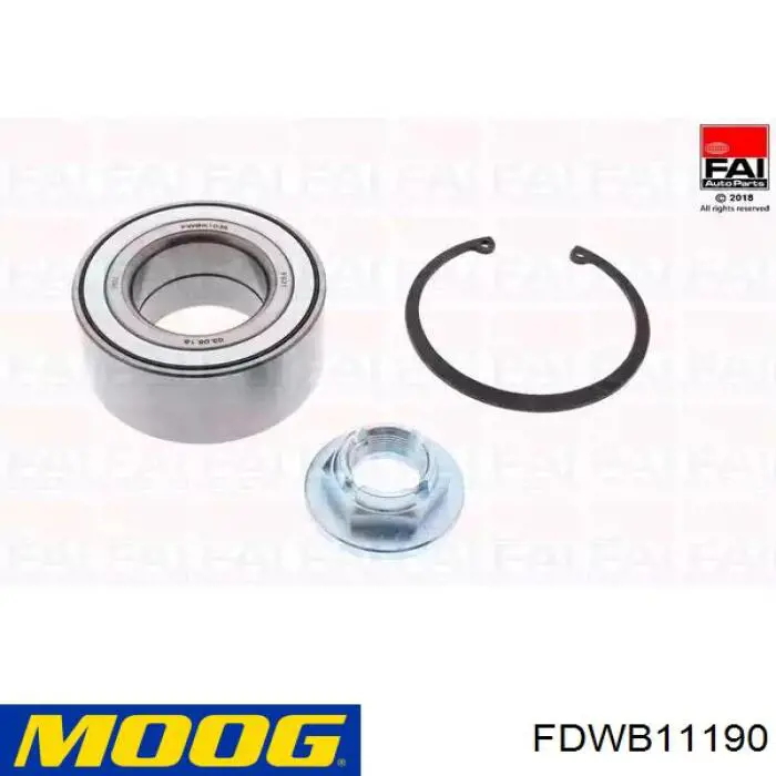 Cojinete de rueda delantero BAH0043BCX SKF