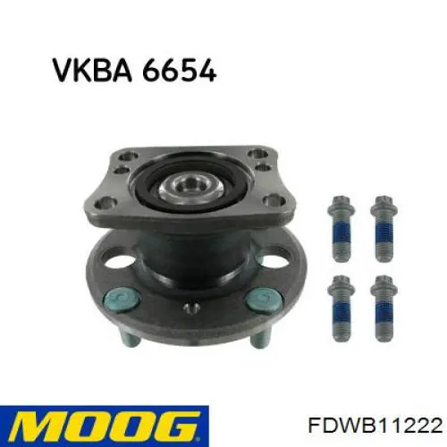 Cubo de rueda trasero Ford Fiesta CB1
