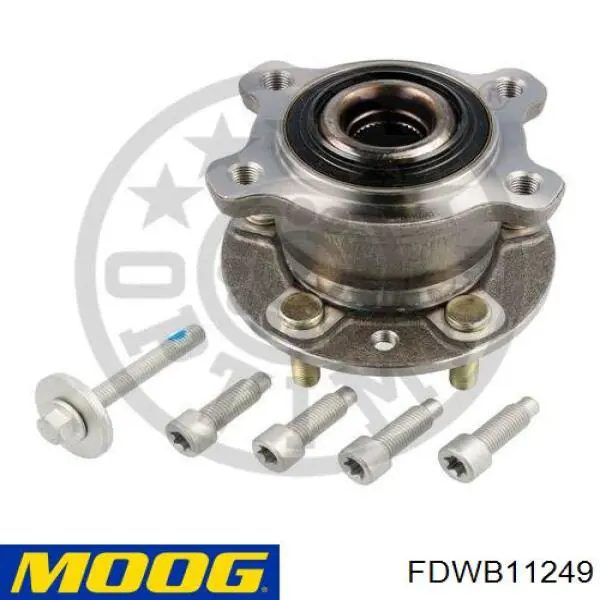 FDWB11249 Moog cojinete de rueda trasero