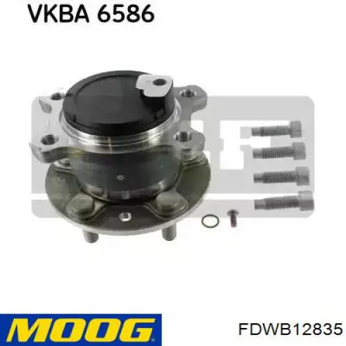 FDWB12835 Moog Buje de rueda trasero