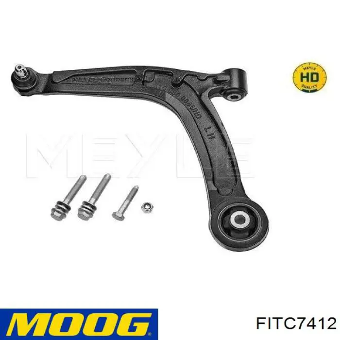 Brazo inferior izquierdo de la suspensión delantera RTS 96906612 precio, desde 143,56 EUR