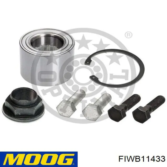 Cojinete de rueda delantero Moog FIWB11433 precio, desde 45,59 EUR
