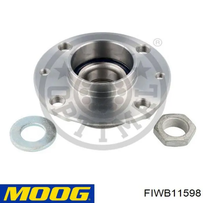 FIWB11598 Moog cubo de rueda trasero
