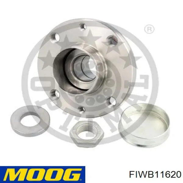 FIWB11620 Moog cubo de rueda trasero