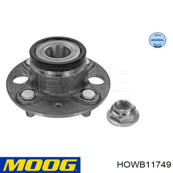 HO-WB-11749 Moog cubo de rueda trasero