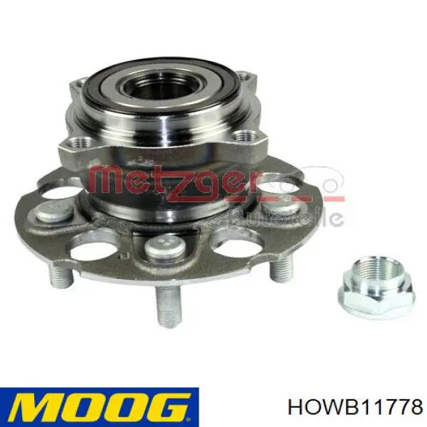 HOWB11778 Moog cubo de rueda trasero