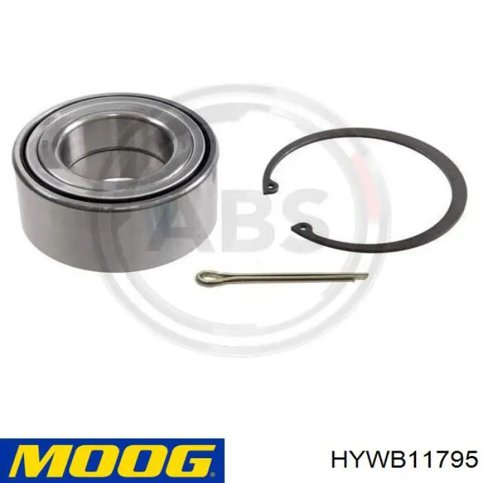 Cojinete de rueda delantero HYWB11795 Moog