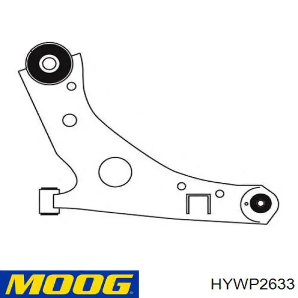 HYWP2633 Moog barra oscilante, suspensión de ruedas delantera, inferior izquierda