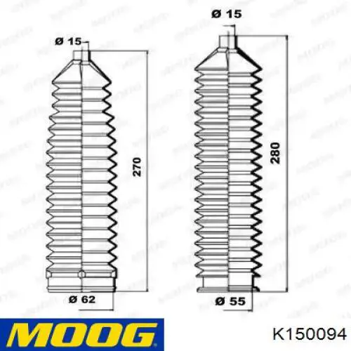 Fuelle, dirección Volkswagen Caddy 2 9K9