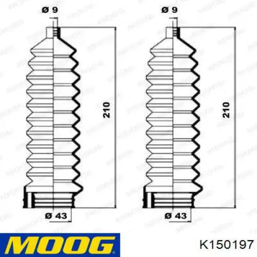 Comprar K150197 Moog Plumero de dirección