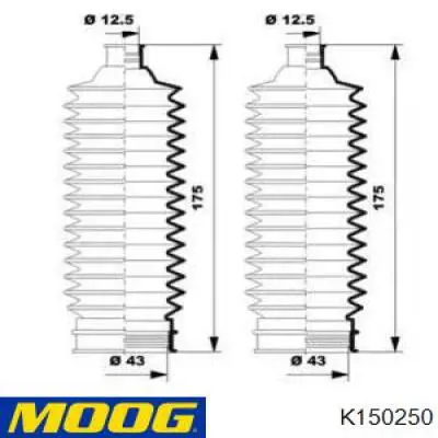 Comprar K150250 Moog Plumero de dirección