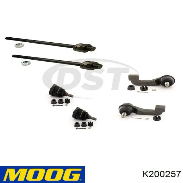 Buje del brazo inferior trasero K200257 Moog