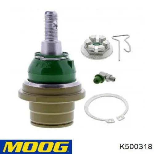 Rótula inferior de suspensión Moog K500318 precio, desde 25,38 EUR