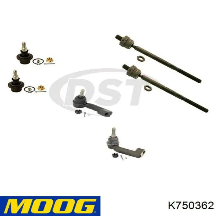 Bieleta estabilizadora delantera Moog K750362 precio, desde 18,06 EUR