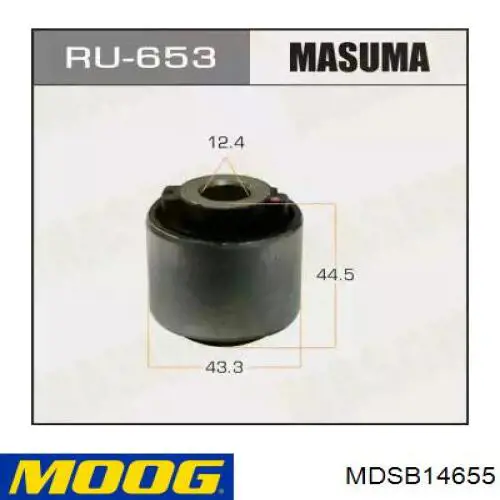 Buje de mangueta trasera KD3528430A Mazda