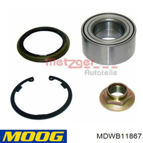 Cojinete de rueda delantero Moog MDWB11867 precio, desde 22,10 EUR
