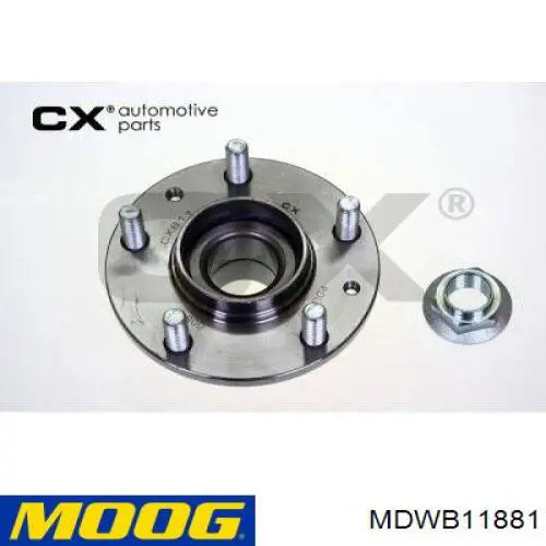 MDWB11881 Moog Buje de rueda trasero