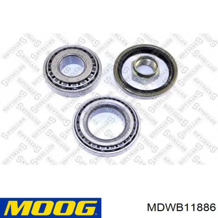 Cojinete de cubo delantero Moog MDWB11886 precio, desde 18,09 EUR