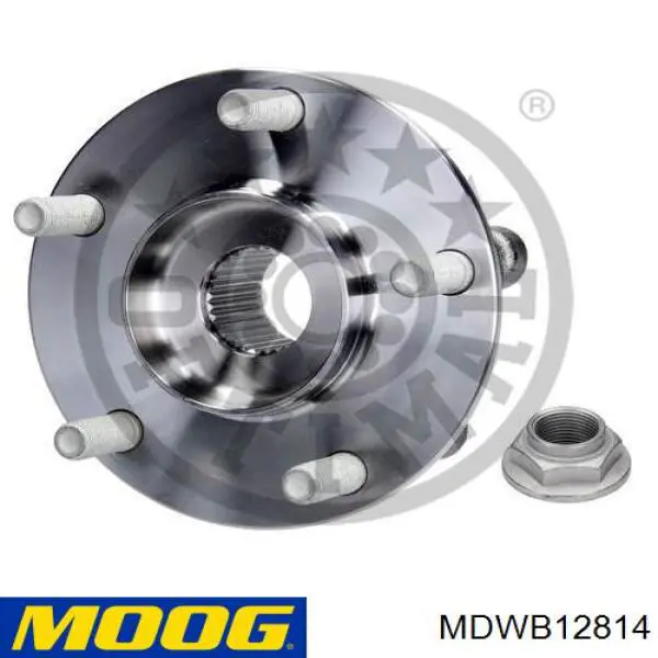 MDWB12814 Moog cubo de rueda delantero