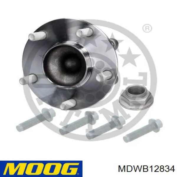 MDWB12834 Moog cubo de rueda trasero