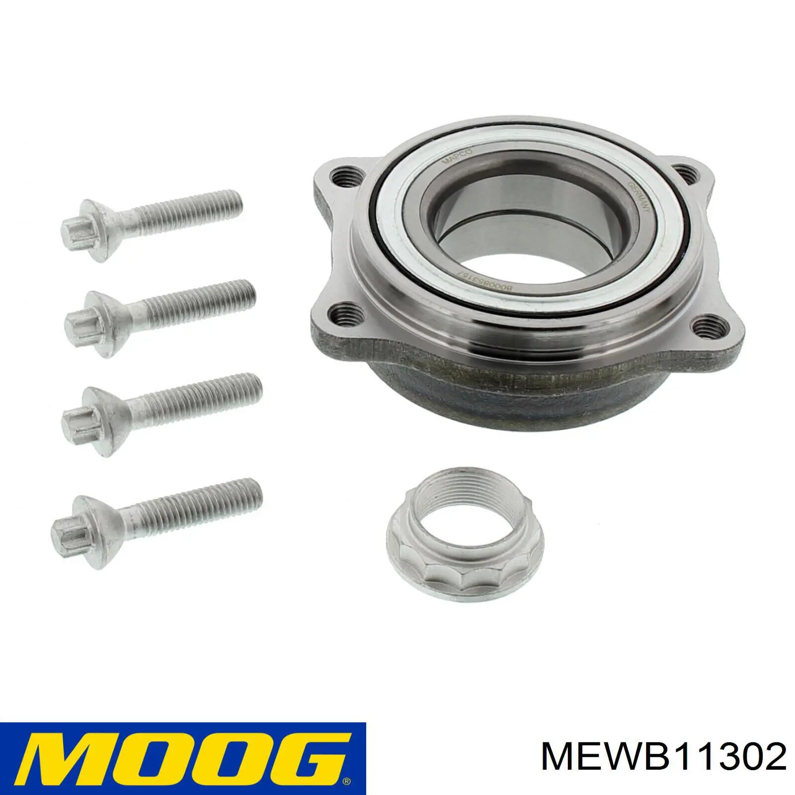 MEWB11302 Moog cojinete de rueda trasero