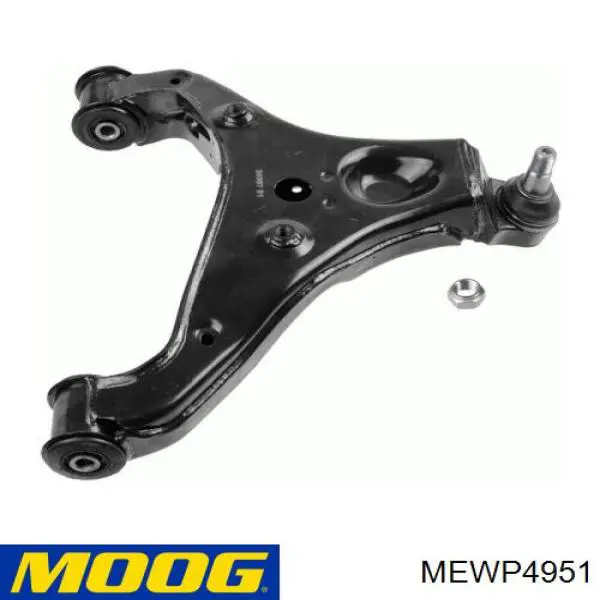 MEWP4951 Moog barra oscilante, suspensión de ruedas delantera, inferior derecha